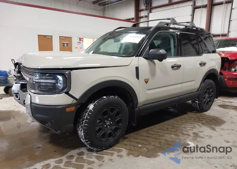 2025 Ford Bronco Sport Badlands from USA, damaged, VIN 3FMCR9DAXSRF10896